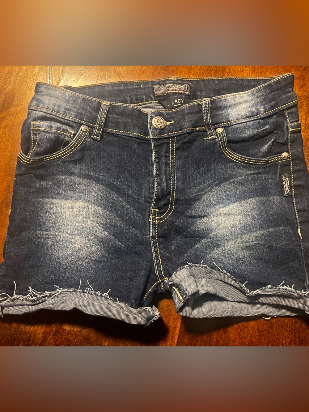 Silver Girls Sz 16 Denim Shorts